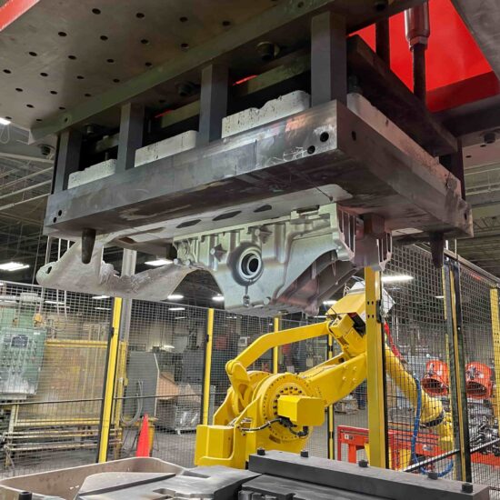 image of the permanent mold casting process