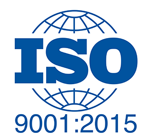ISO certification logo.